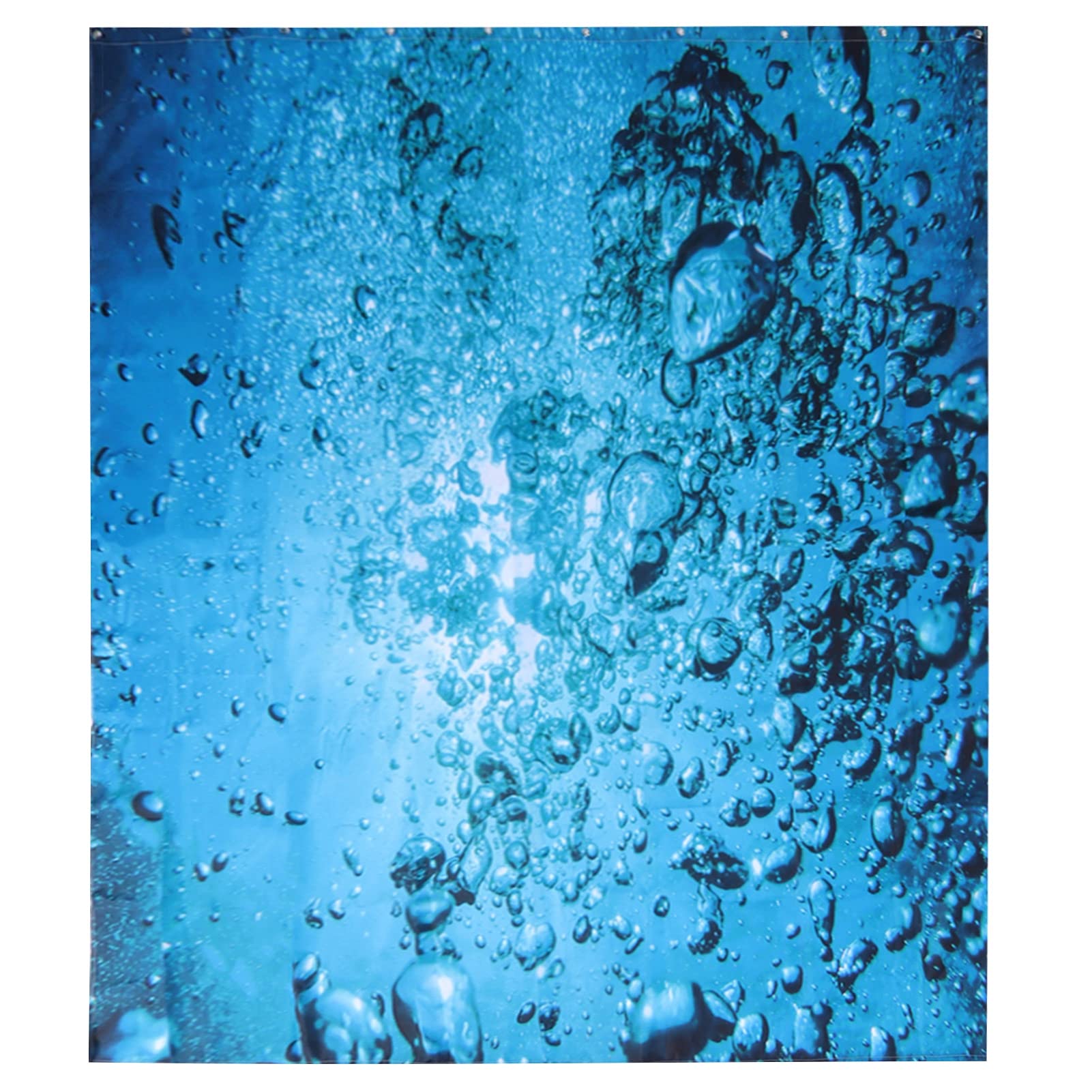 Shower Curtain, Easy Cleaning Bathroom Supplies Waterproof Thicken Digital Printing Curtain Divider with 12pcs Curtain for Bathroom(180 * 180 cm)