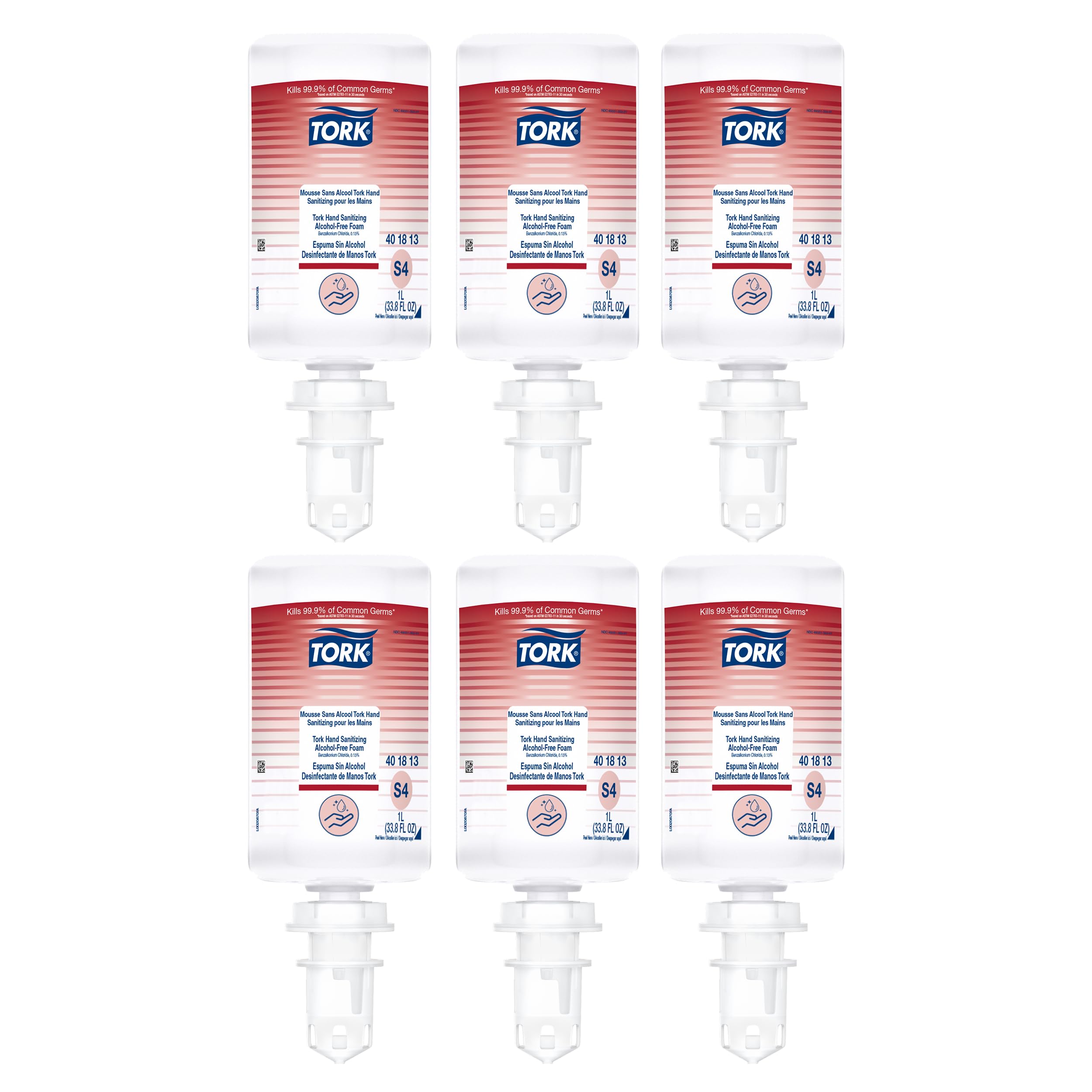 Amazon.com: Tork Hand Sanitizing Alcohol-Free Foam S4, Alcohol