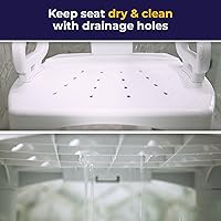 Vista 6 de Silla de ducha Drive Medical de serie Premium con respaldo y brazos