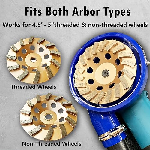 Miniatura 10 de Cubierta de polvo de poliuretano de 7" para amoladoras angulares y muelas abrasivas