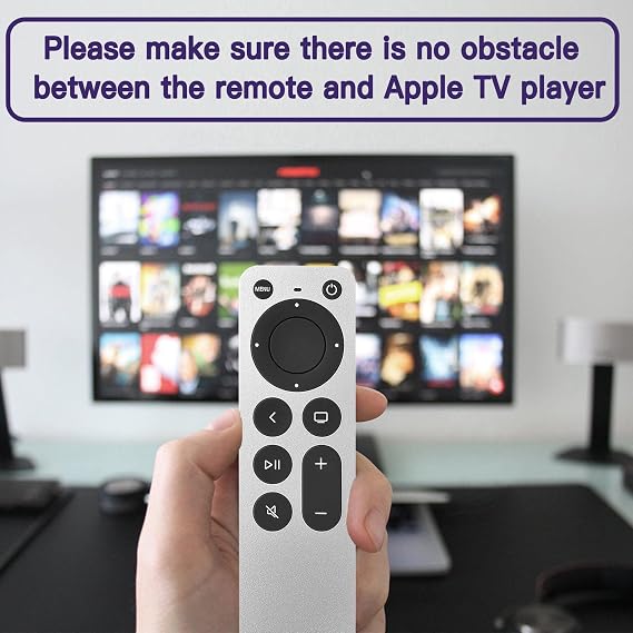 Replacement Apple TV Remote Control for Apple 4K / HD/Gen 1 2 3 4 with TV Control(NO Siri Voice Touchpad)