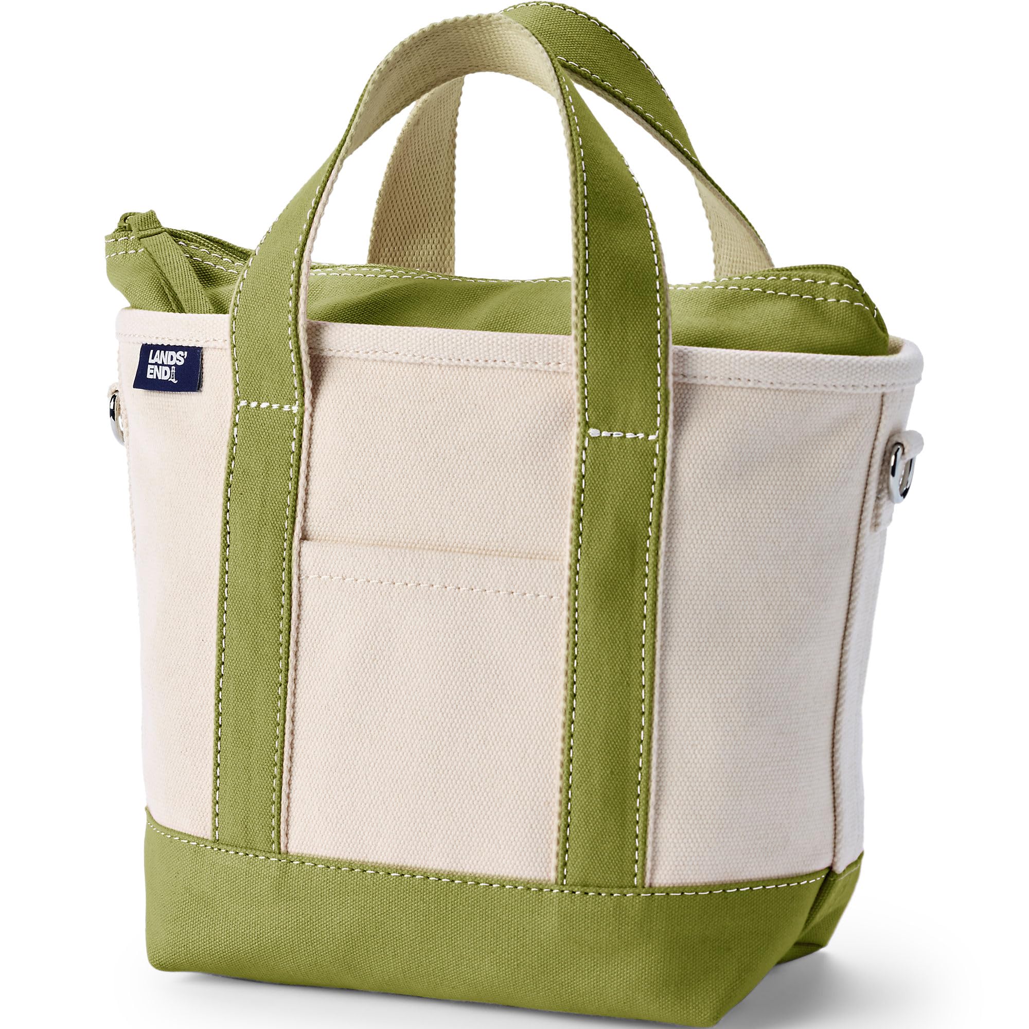 Lands' End Zip Canvas Tote