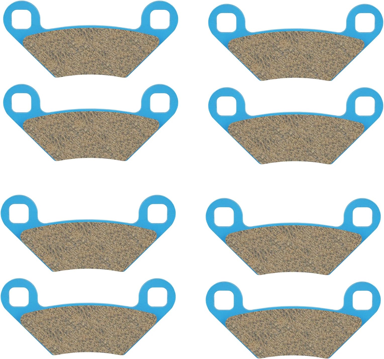 Ceramic Brake Pads Kit Front and Rear for Polaris Sportsman
