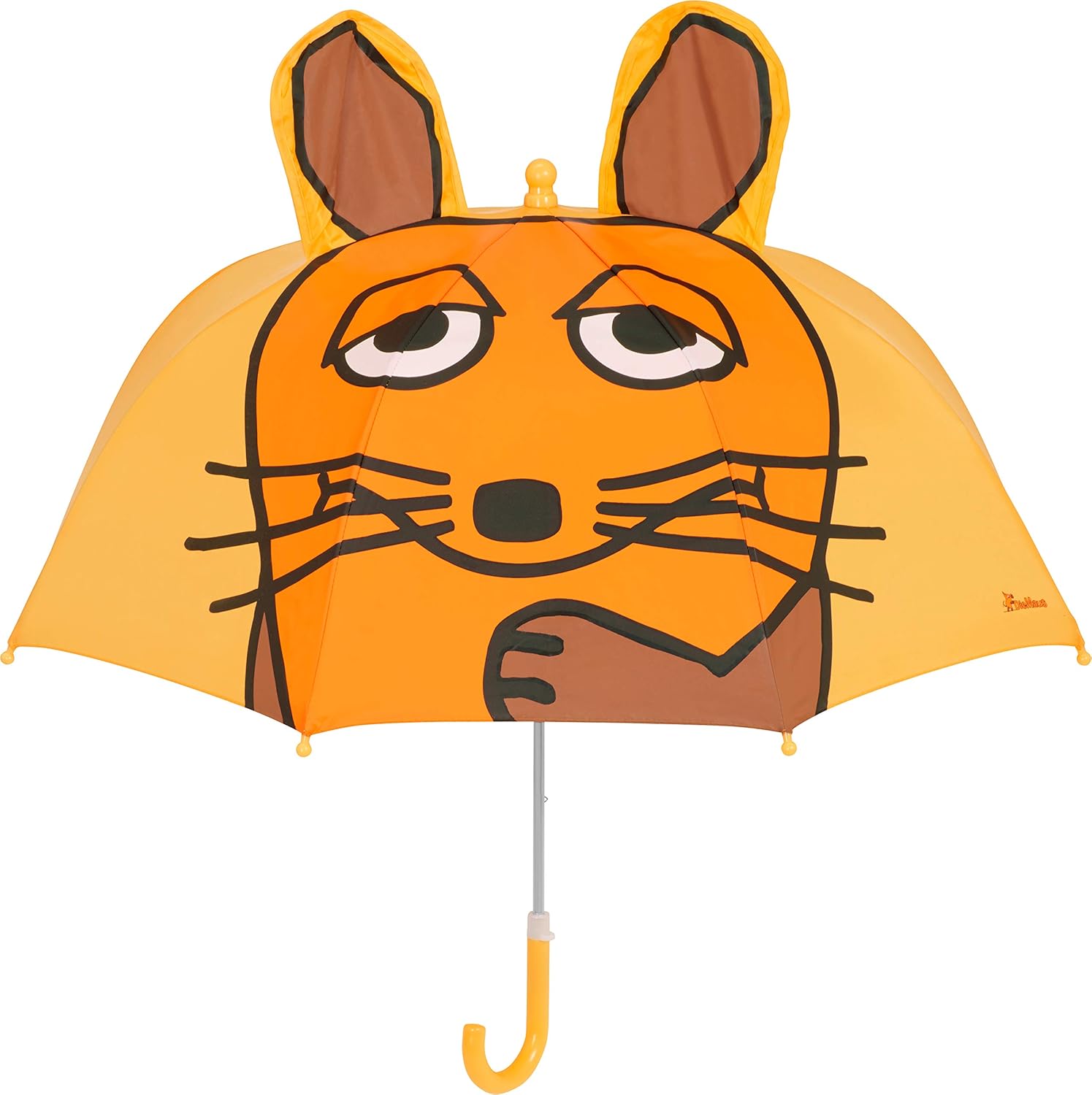 THE MOUSE Girls Kids Umbrella Mouse Umbrella, Yellow (12), One Size