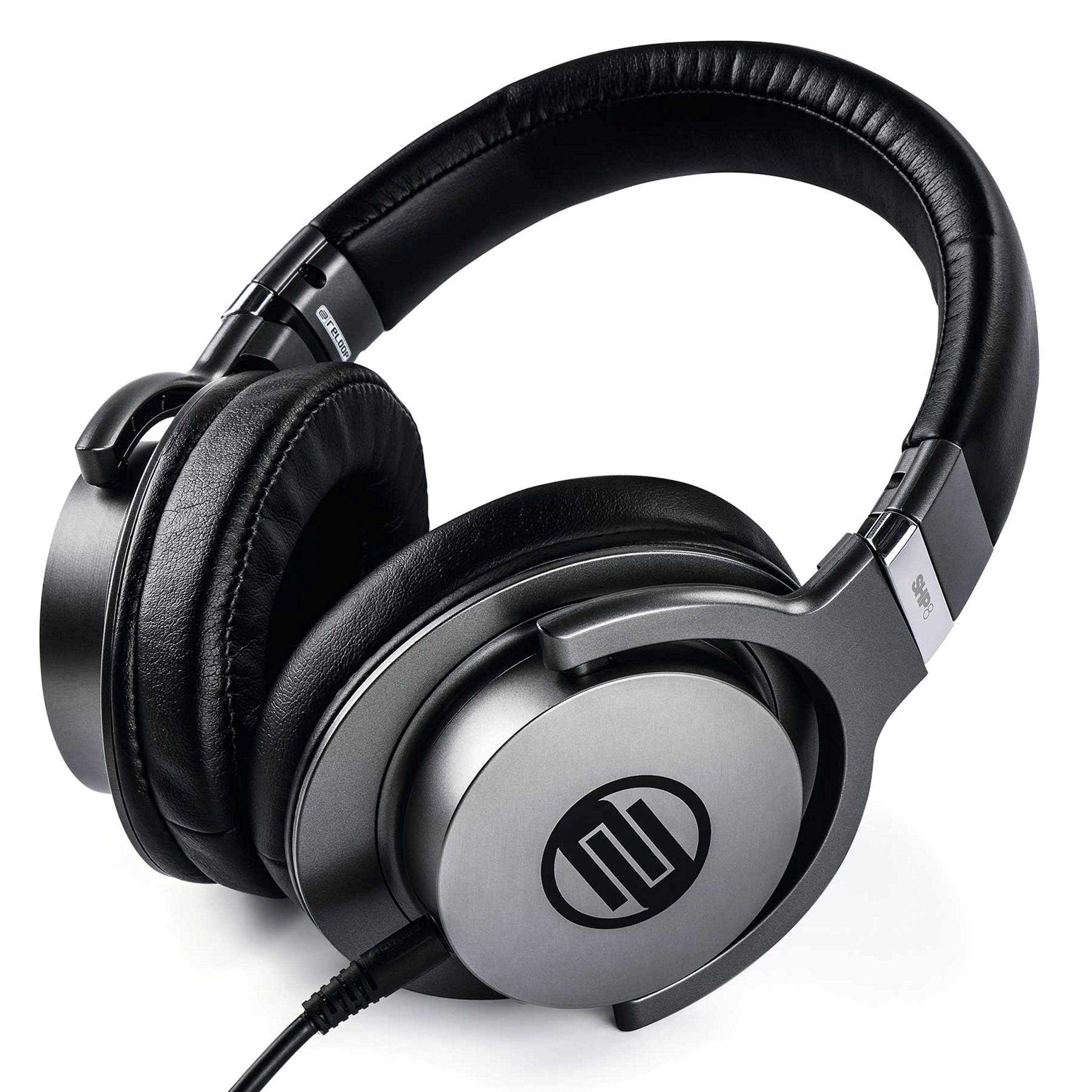 Reloop SHP-8 - Cuffie over-ear professionali per applicazioni in studio e di monitoraggio, riproduzione dei bassi precisa e chiara