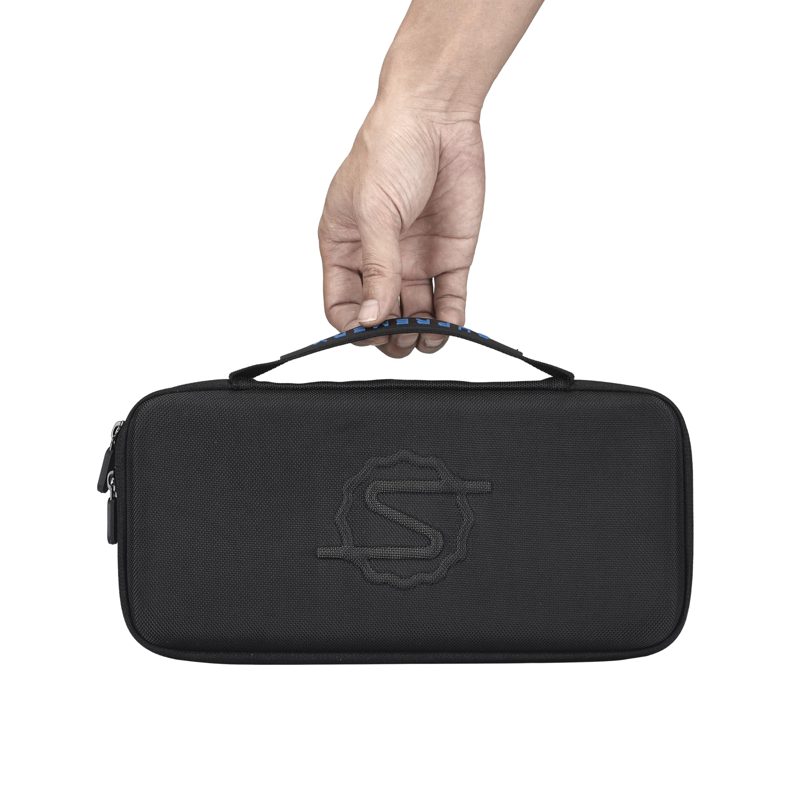 Tasche kompatibel mit Logitech MX Keys Mini Kabellose Tastatur – Hartschalen Case Hülle mit Innenorganizer & Reißverschluss – Schutz- und Transporttasche für Tastatur & Zubehör