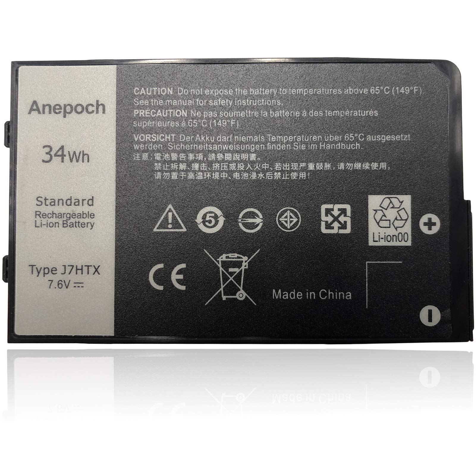 Anepoch J7HTX Laptop Battery Replacement for Dell Latitude 12 7202 7212 7220 Rugged Extreme Tablet S