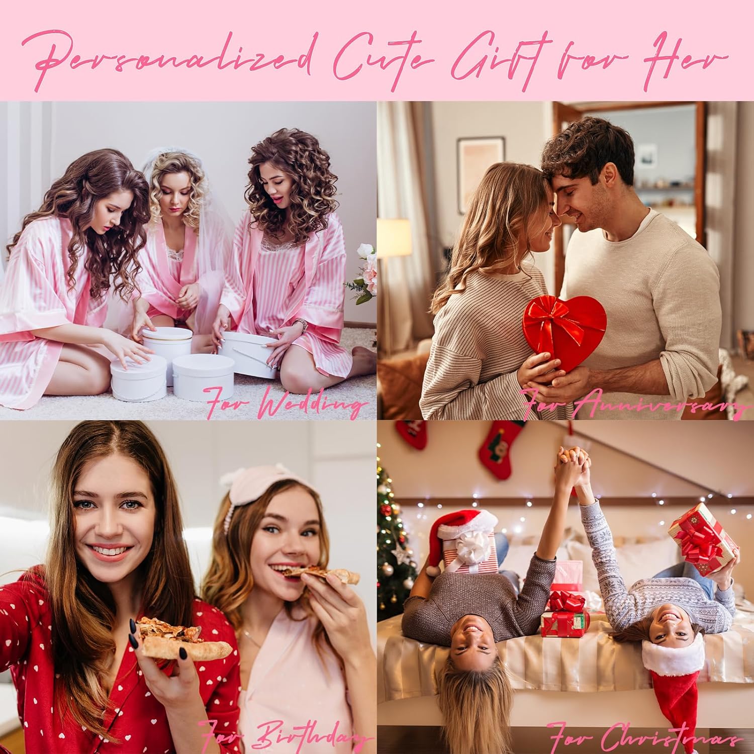 D-Story Custom Womens Satin Pajama Set Personalized Face Name Silk Pajamas XS-5XL 2Pcs Pjs Button Down Sleepwear Loungewear - Image 6