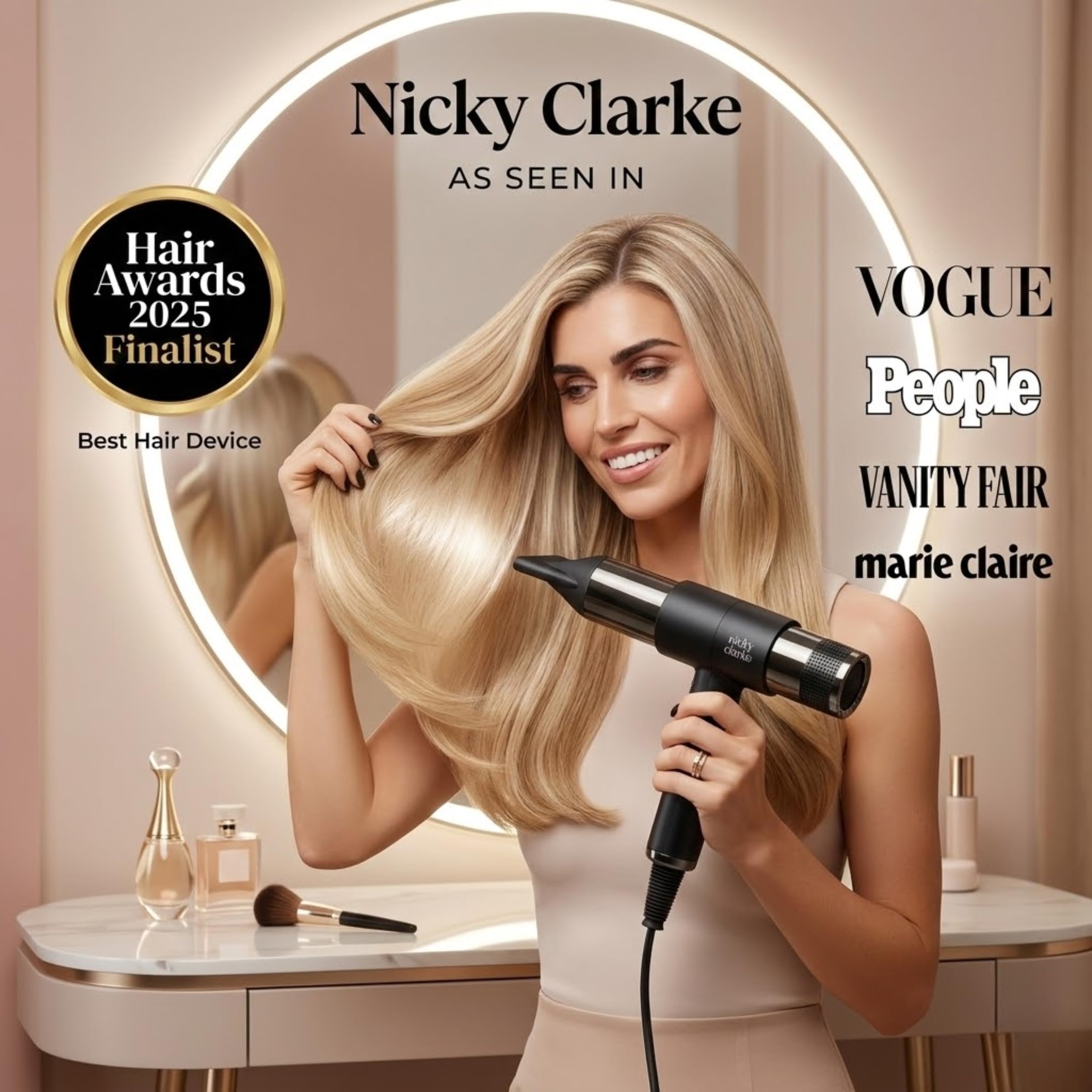 Amazon.com : Nicky Clarke Airstyle Pro Infrared Ionic Hair Dryer