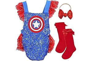 Baby Girl Superhero Halloween Costume: A Captivating Blend of Sequins and Comfort for Little Heroes
