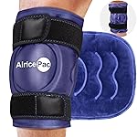 AiricePac XXL Ice Pack Wrap Around Knee After Surgery, Reusable Gel Large Ice Pack for Injuries, Pain Relief, Swelling, Sports Injuries, 1 Pack Blue