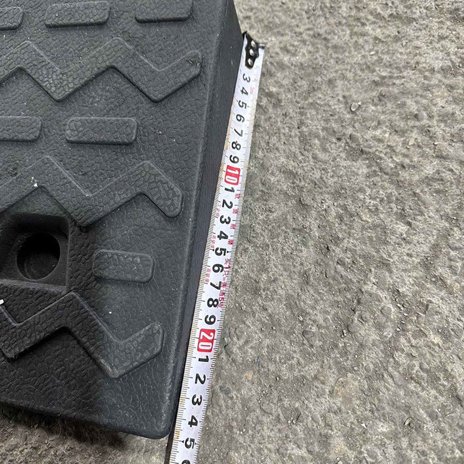 Rampe de Seuil en Caoutchouc, Hauteur de 4 à 10 cm, Rampe d'accès, Rampe de Chargement pour Camping-Car, Camion, Rampes de Remise