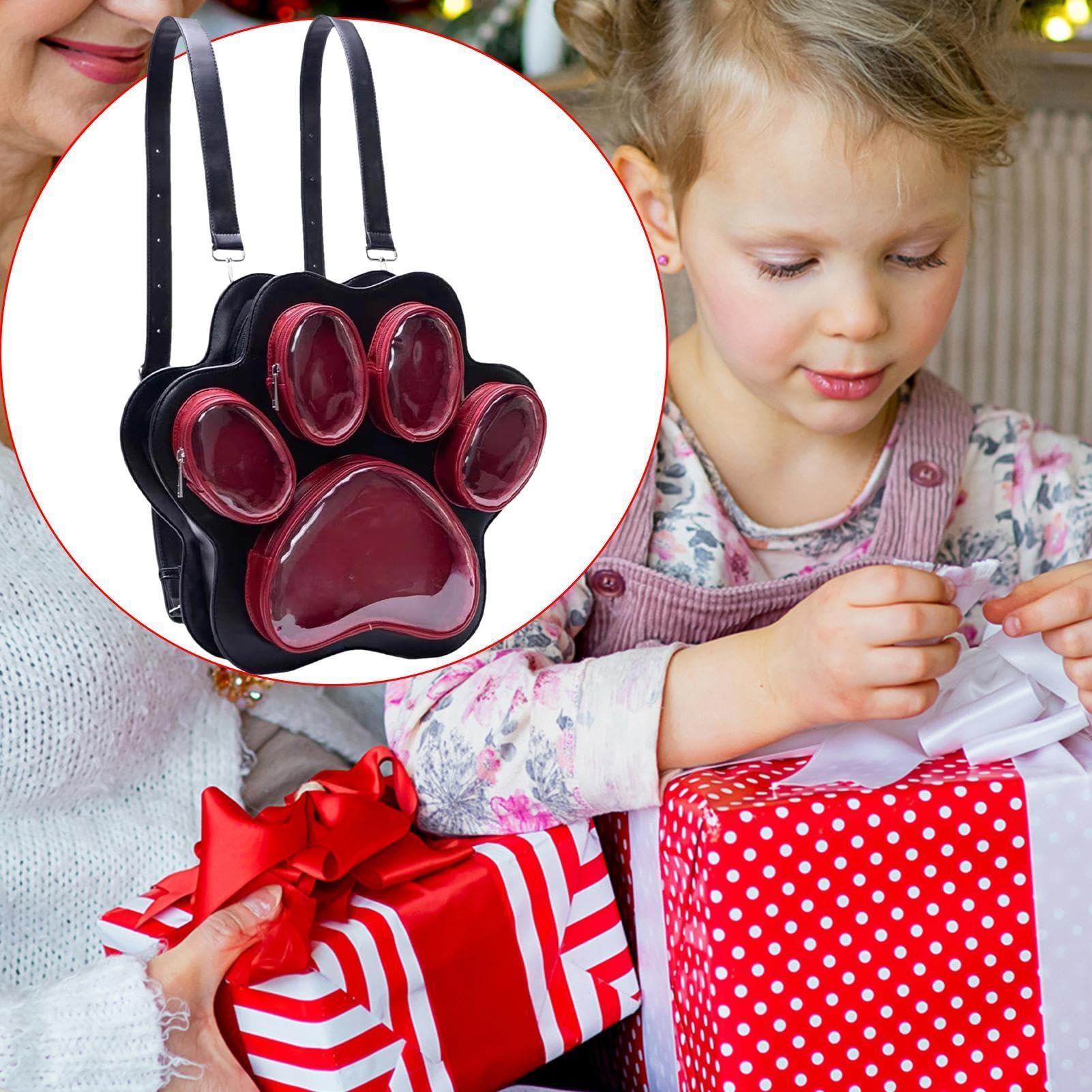 Mochila Para Escuela Mochila Escolar Infantil Con Patas de Gato