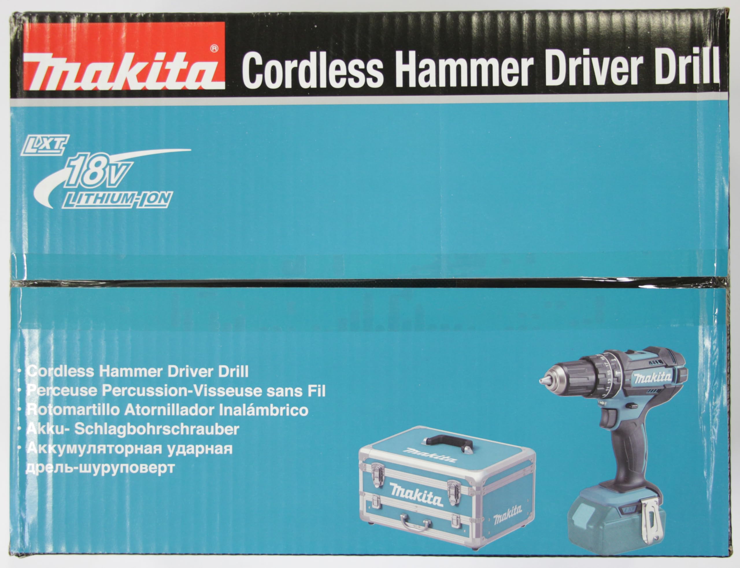Makita DHP482RFX9 Batería Taladro 18V LXT 62Nm 2x3.0Ah MAKPAC 92 Accesorios