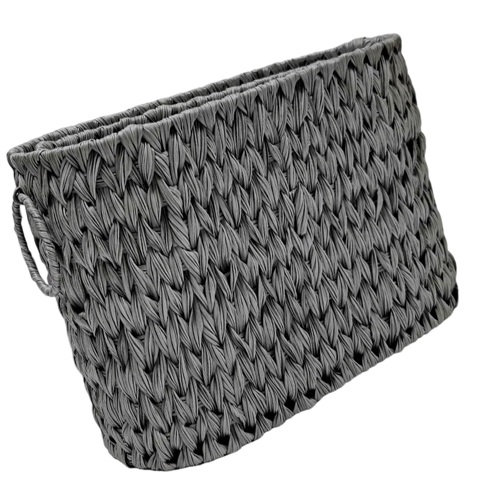 MICFENY Wicker Basket for Bathroom Storage Multipurpose Decorative Holder for Closet Elegant Styles