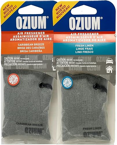 Miniatura 5 de Ozium Ambientadores perfumados para automóvil y eliminador de olores para automóvil, armarios del hogar, zapatos y maletas (vainilla lavanda,