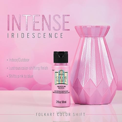 Miniatura 5 de FolkArt Best Acrylic Craft 96424 - Juego de pintura con 5 fórmulas rosas de primera calidad