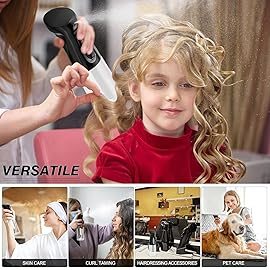 IMPORX Continuous Spray Bottle for Hair (10.1oz/300ml) 2 Pack Home Essentials Spray Bottles For Cleaning Empty Ultra Fine Water Mister Sprayer For Hairstyling Garden Plants Curly Hair Perfume Etc