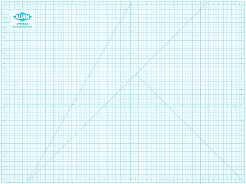 Miniatura 4 de ALVIN Tapete de corte translúcido de la serie TM2218 - Alfombrilla de corte profesional autocurable ideal para cajas de luz seguro con cuchillo