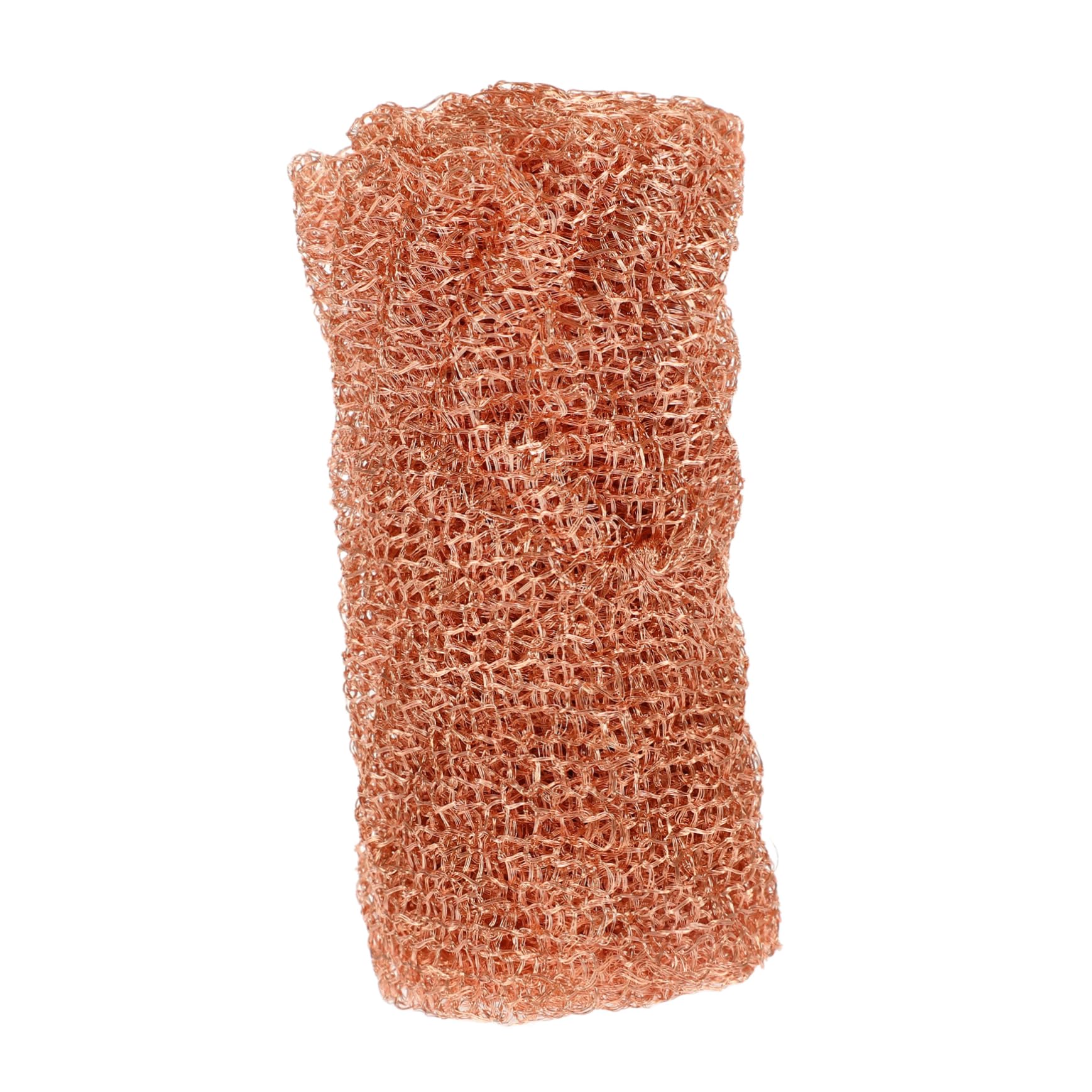 VILLFUL 1 Roll Pure Copper Distillation Mesh Funnel Copper Barrier Copper Mesh for Distilling Screen Material Copper Mesh for Control Distilling Copper Garden Netting Mesh Screen Golden