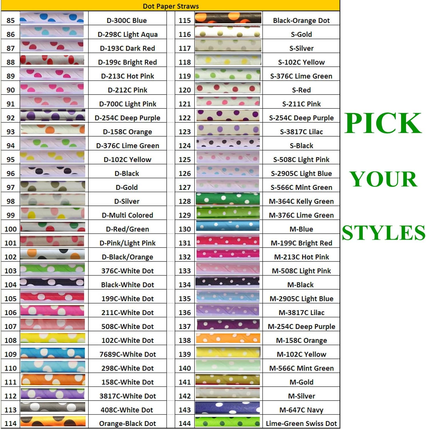 10000 Pcs 400 Packs Paper Straws Wholesale, Over 500 Styles To Pick, Colorful Rainbow Disposable Multi Patterned Cute Restaurant Wedding Beverage Holiday Party Drinking (Pick Your Styles)