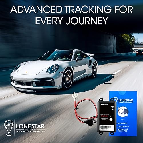Miniatura 2 de LoneStar Tracking GB130 - Rastreador GPS con cable para vehículos, 4G5G Cat M1, dispositivo de seguimiento para automóvil, localizador GPS en tiempo