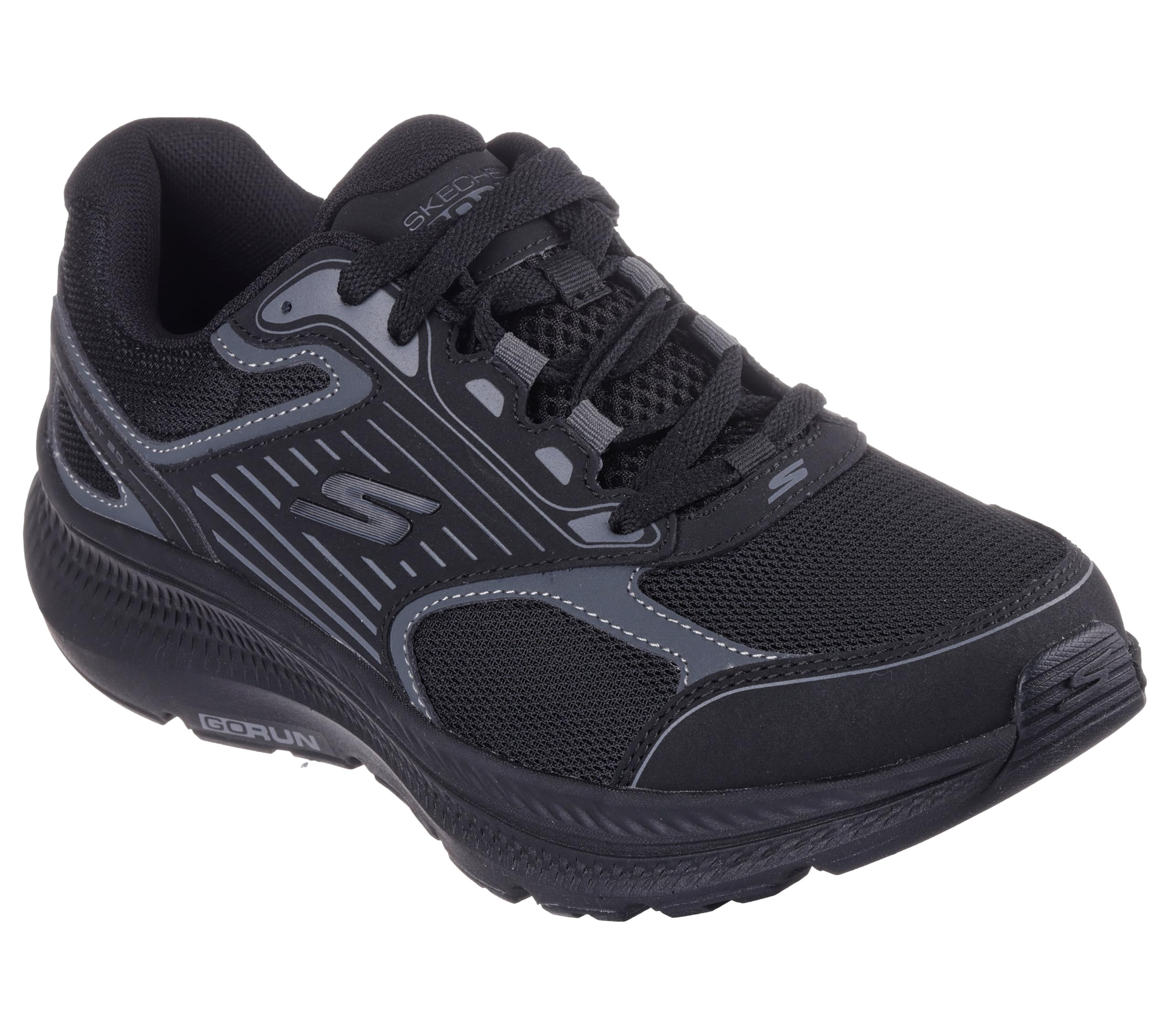Skechers Herren Go Run Consistent 2.0 Turnschuhe, Black Leather/Textile, 39.5 EU – Ansicht 4
