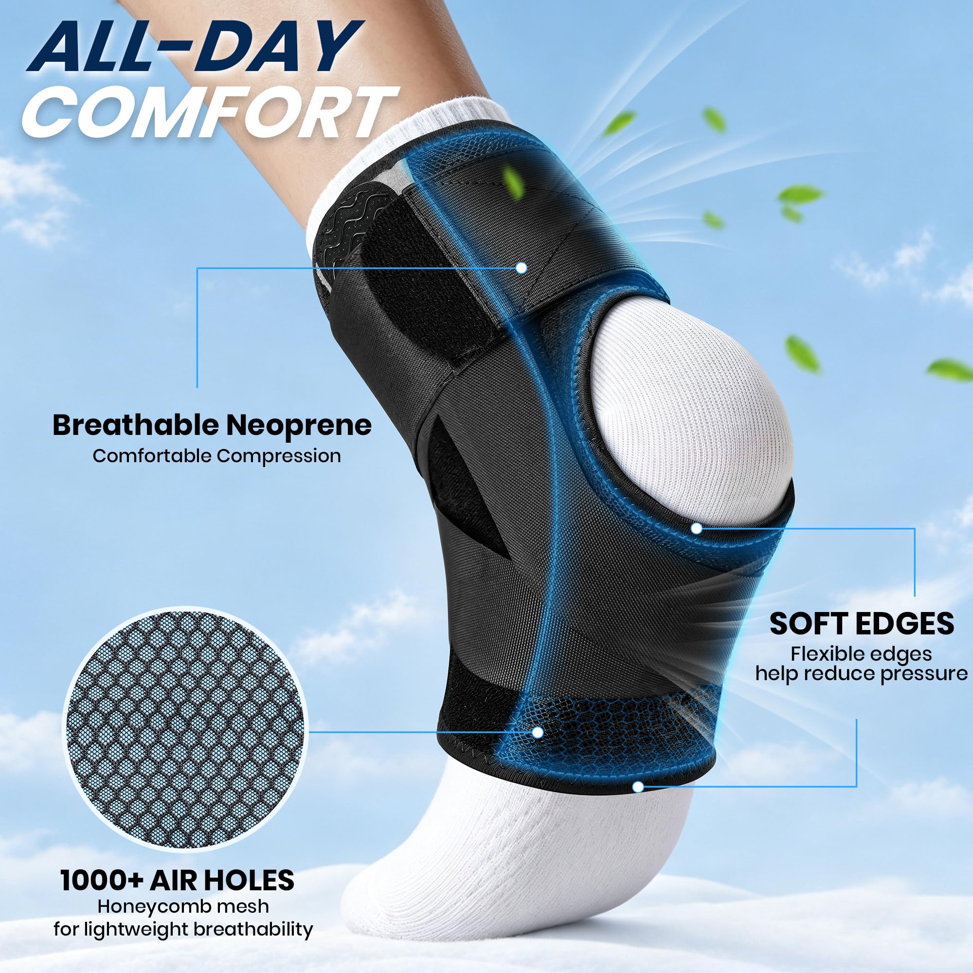 Ankle Brace for Sprains - Women & Men Support -4