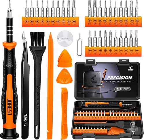 JOREST Small Precision Screwdriver Set with Torx Triwing Phillips, Mini
