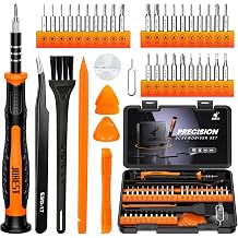 JOREST 40Pcs Small Precision Screwdriver Set with Torx Triwing Phillips, Mini Repair Tool Kit for Macbook, Computer, Laptop, PC, iPhone, PS5, Xbox, Switch, Glasses, Watch, Ring Doorbell, Electronics