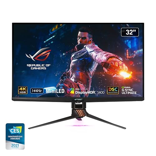ASUS ROG Swift 32” 4K HDR 144Hz DSC Gaming Monitor