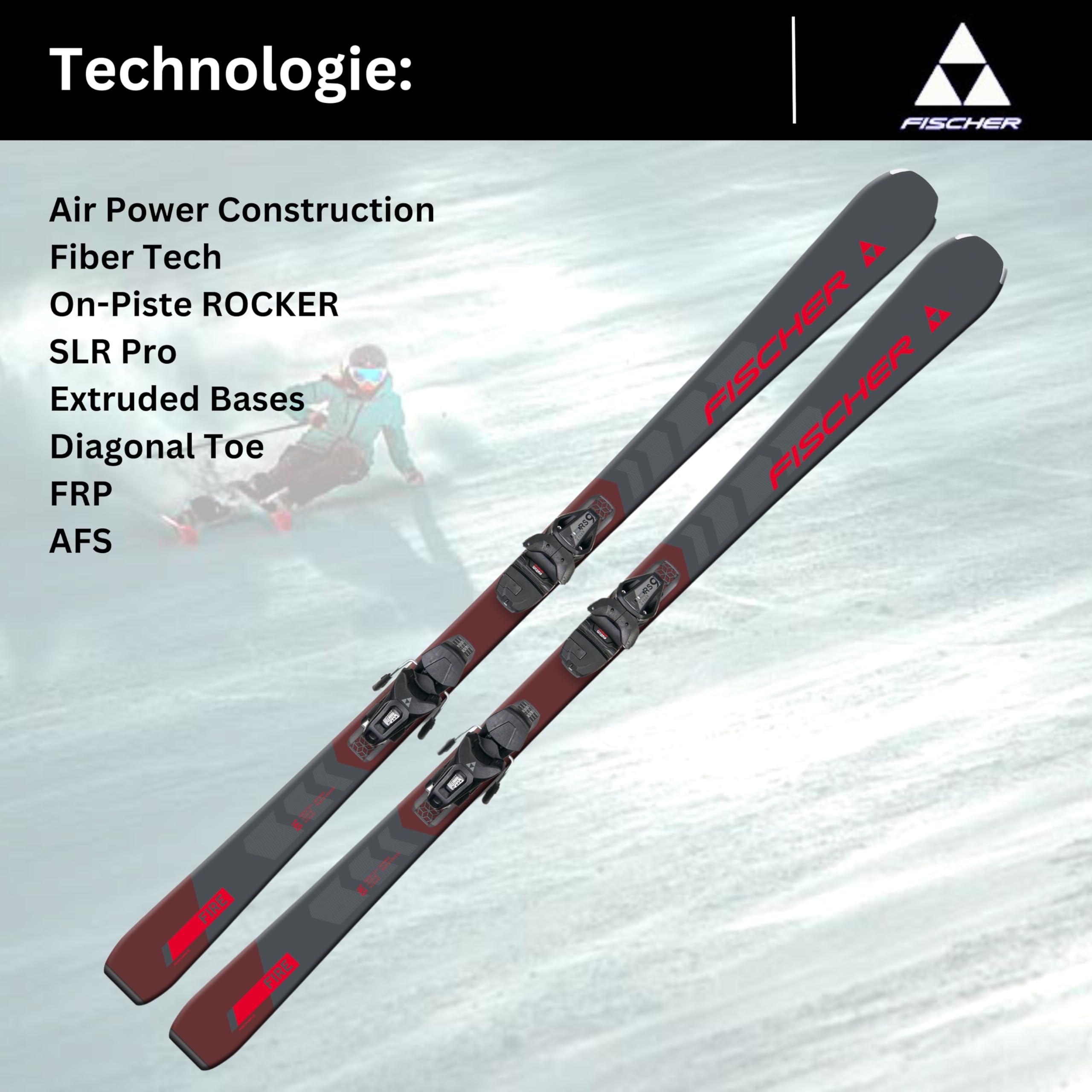 Fischer RC Fire SLR PRO + RS 9 SLR 165 165 P30323 : Amazon.com.be