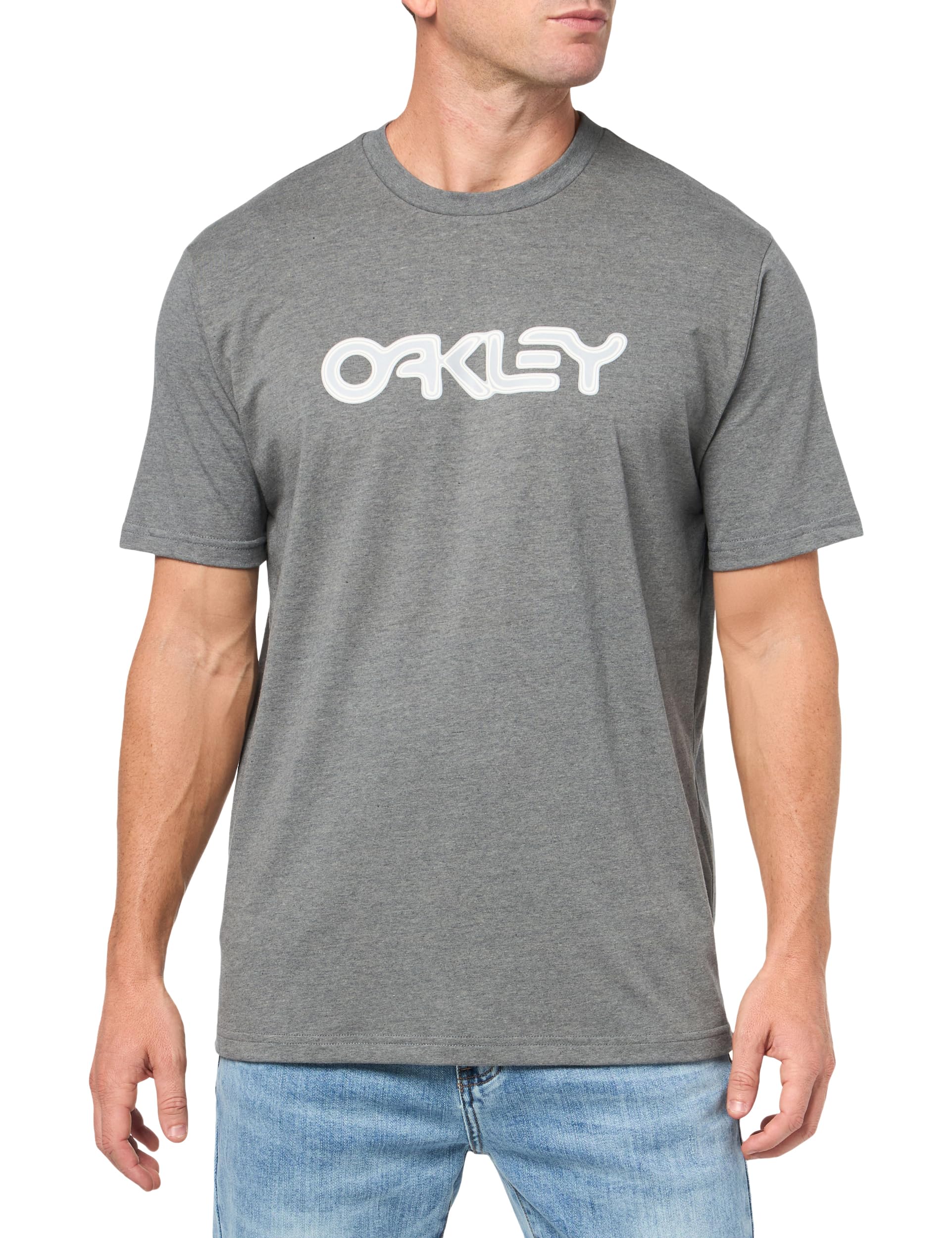 Oakley Men's Metal B1b Tee, New Athletic Grey, Medium