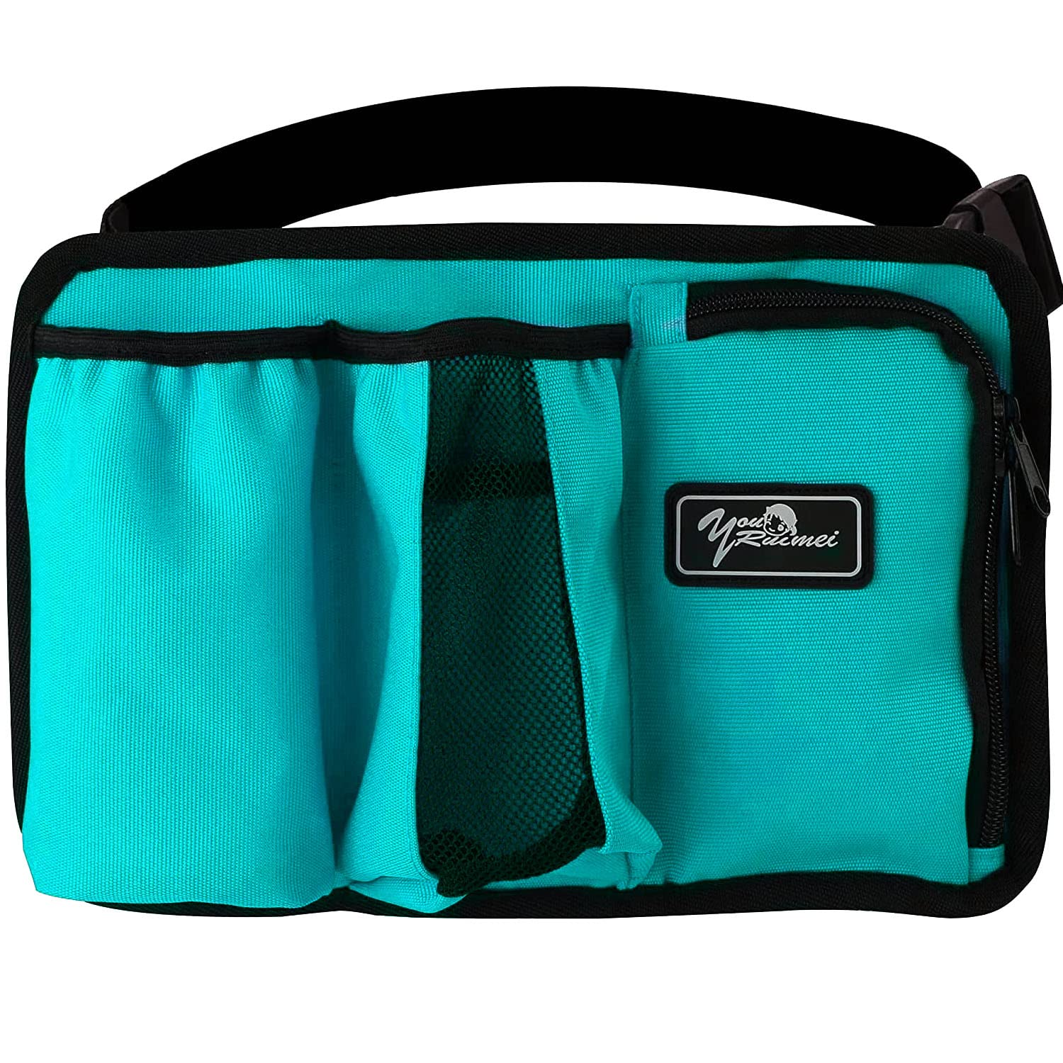 YOURUIMEI Essential Oil Fanny Pack According to The Master Fanny Pack, Essence Oil Bottle Sleeve Massage Bottle Storage Bag Wash and Protect The Bottle Storage Bag (Blue-Green)