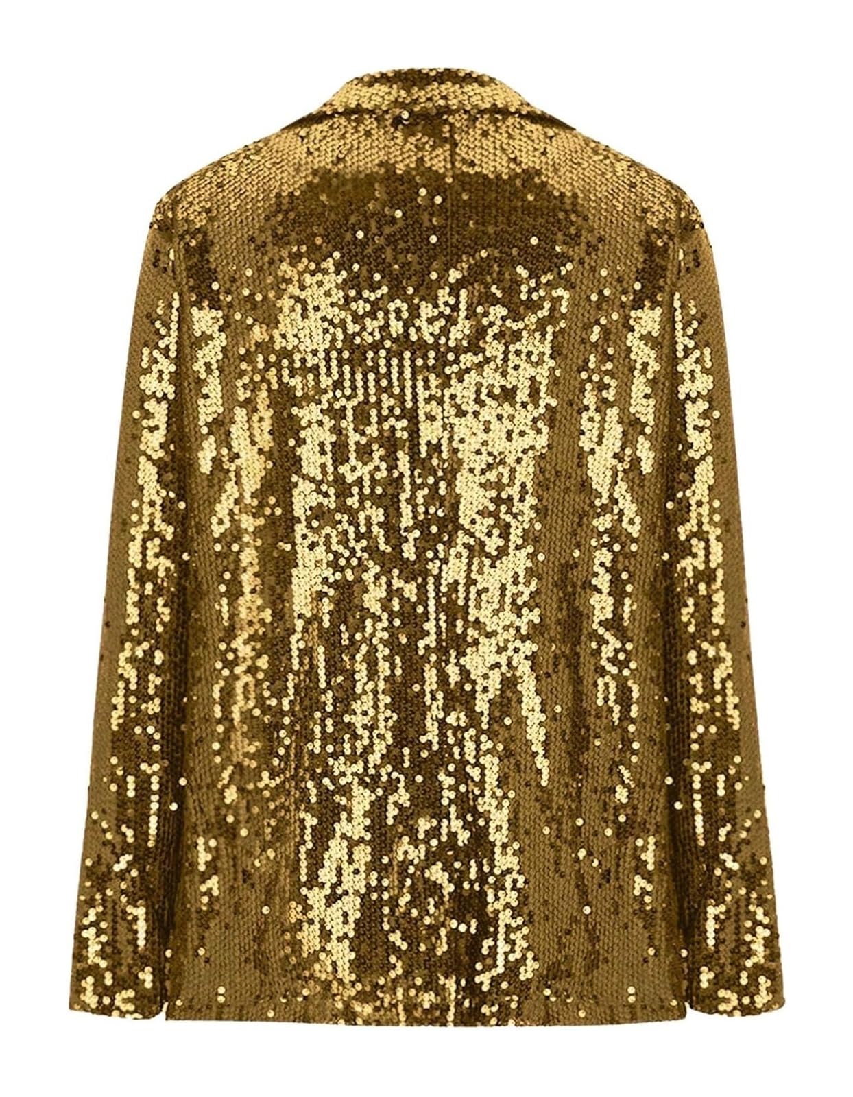 Cekinowa kurtka damska Brokat Jacket Karnawał Cekin Jacket Bolero Świąteczna Retro Długi rękaw Bomber Jacket Noworoczny Strój Rave Coat Casual Modna Impreza Otwarta Kurtka Kardigan
