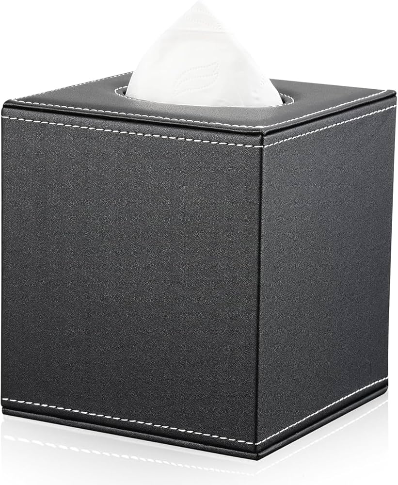 Fanousy Tissue Box Cover Square Plus Size, Leather Cube India