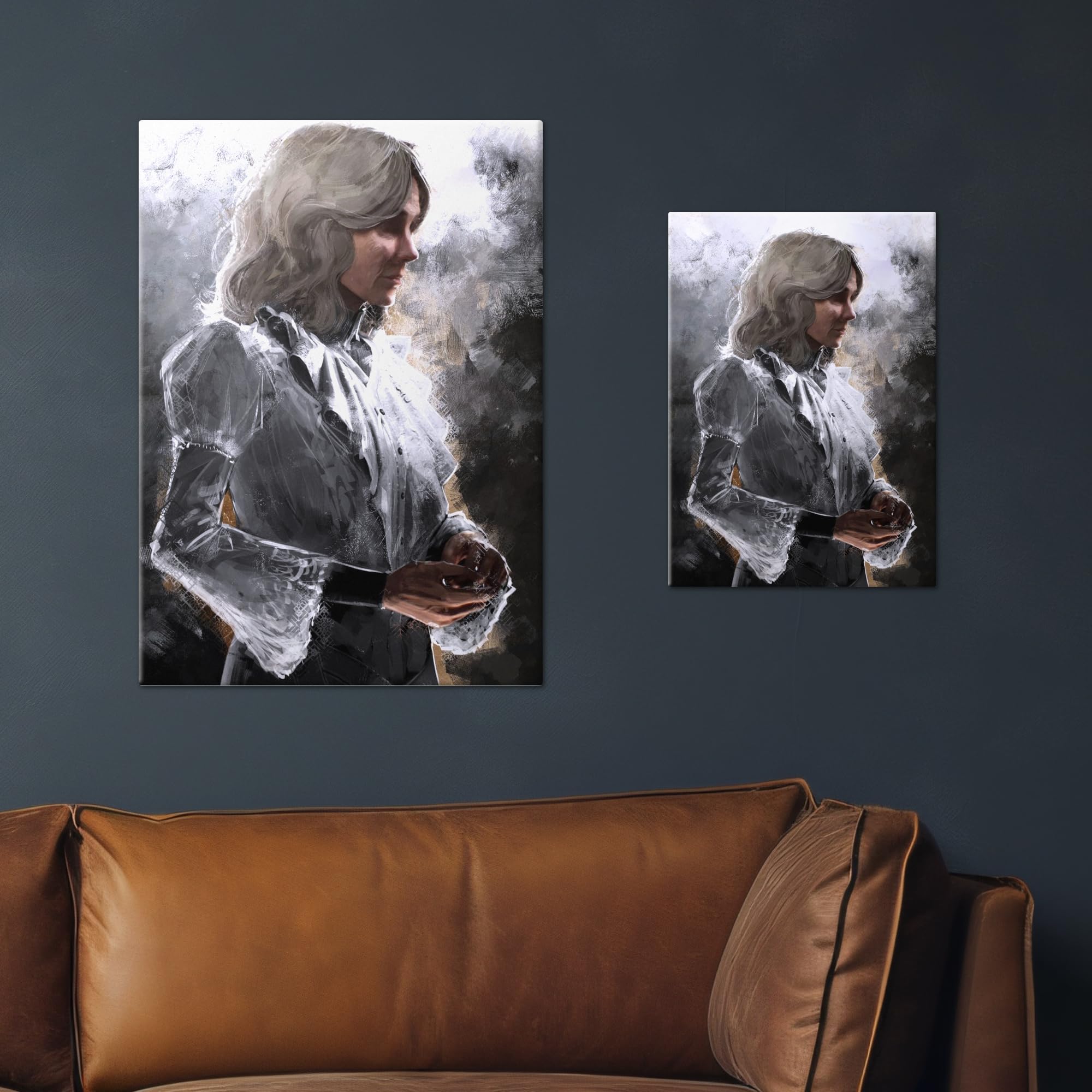 Displate Officiel Clair Obscur: Expedition 33 Poster - Aline Concept - Métallique Fixation Magnétique Licence Officielle Image Affiche de Haute Qualité 45 cm x 32 cm