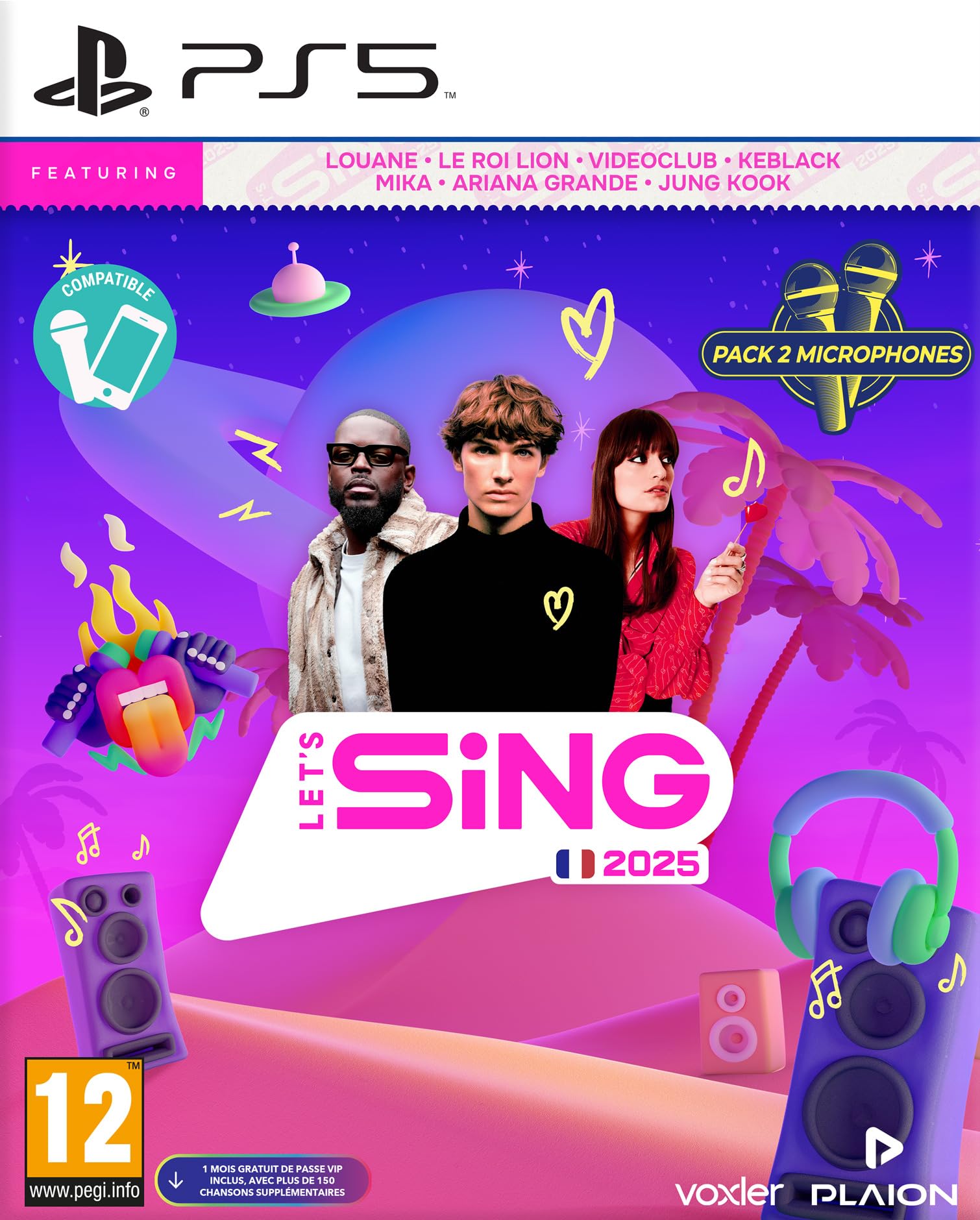 KOCH MEDIA Gra wideo Playstation 5 Let's Sing 2025 (FR) - Marka EAN: 4020628582302