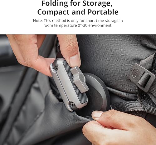 Miniatura 4 de PGYTECH CapLock - Soporte magnético para cámara compatible con DJI OSMO Action4/3/2, Gopro 10/9/8, OSMO Pocket 2, Insta360, mecanismo de doble