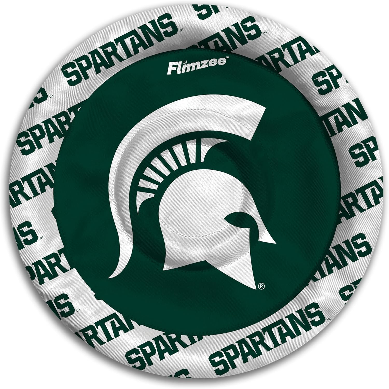 YouTheFan NCAA Michigan State Spartans Flimzee Bean-Bag Flying Disc