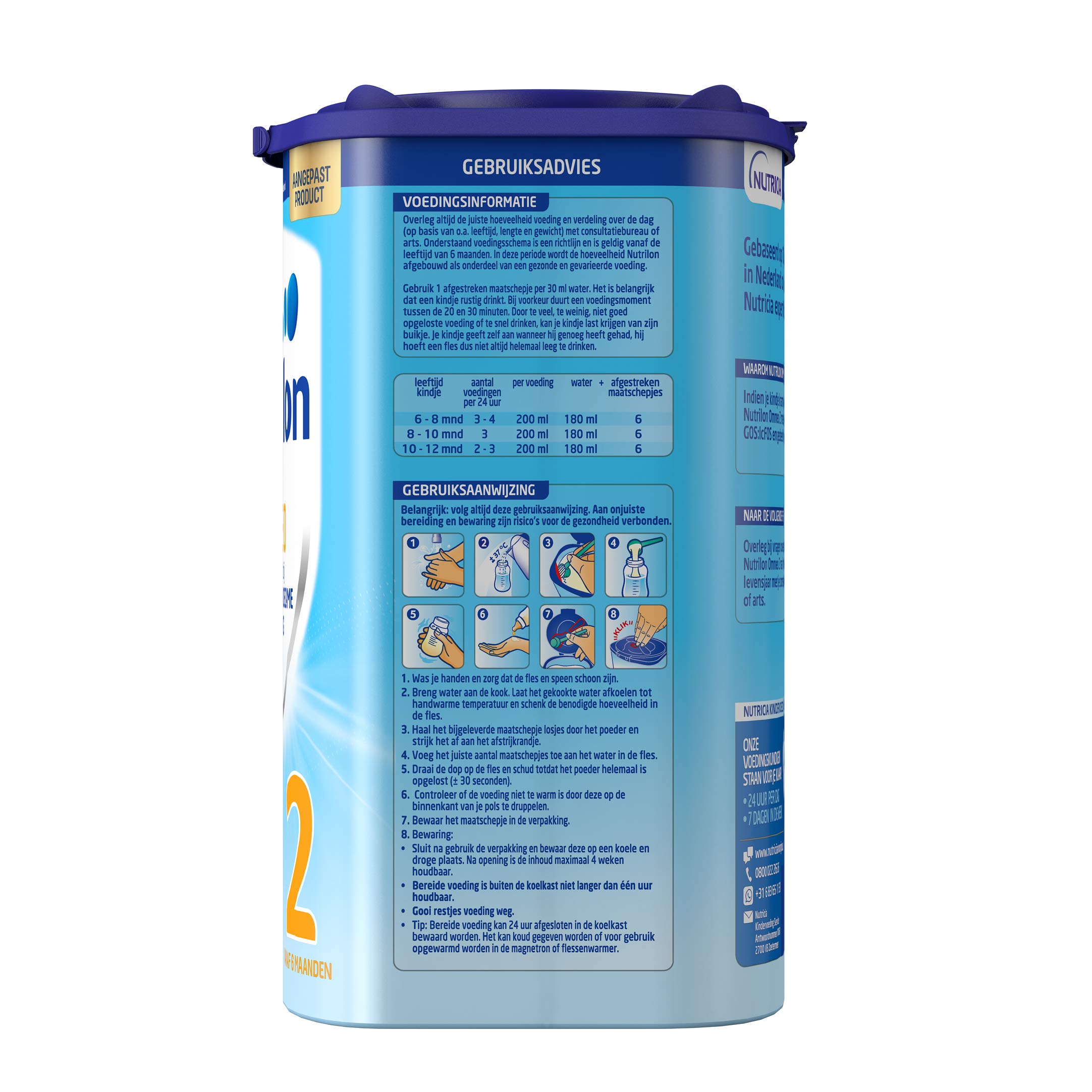 Nutrilon Omneo-Comfort 2 met Pronutra - 1 stuks - 800 gram