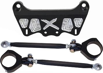 Modquad Can-Am Front Shock Support BLACK For 20-22 CAN-AM MAVERICKX3XRSTURBORR