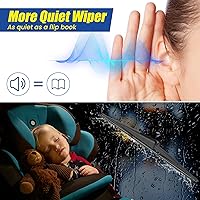 Vista 64 de GSPSCN Limpiaparabrisas trasero de 10" para Chevy Trax 22-13 Traverse 24-18 /Jeep Compass 17-07，Patriot 17-07/ Ford Escape Focus 07-01/ Dodge