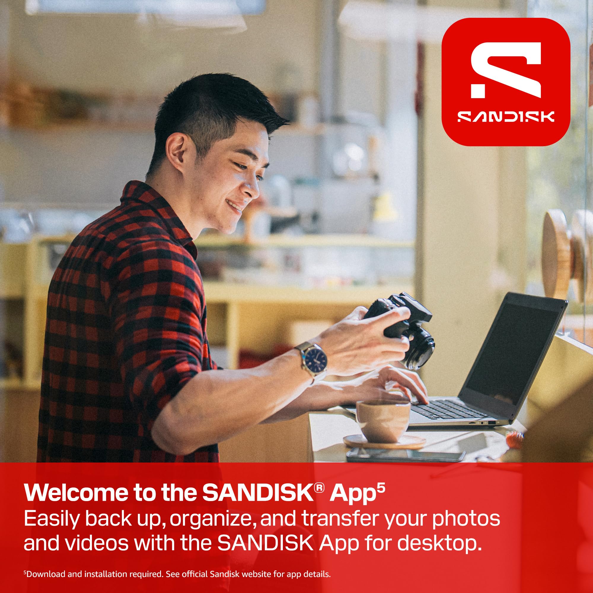 SANDISK Ultra SDXC UHS-I Scheda da 64 GB (fino a 145 MB/s velocità di lettura, video full HD, V10, U1, C10) SANDISK Memory Zone App