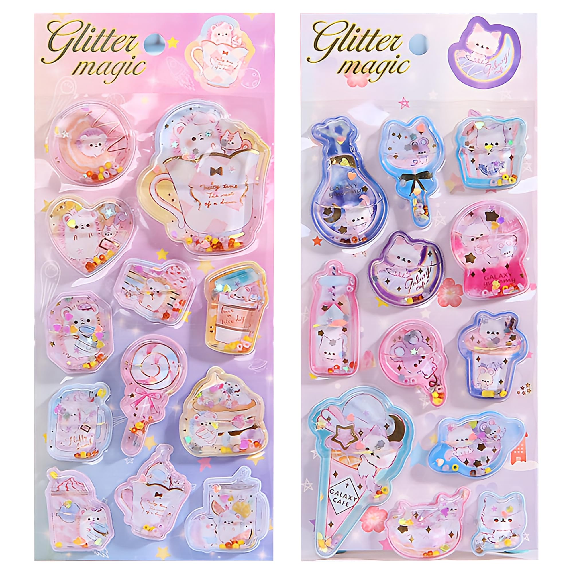 Amazon.co.jp: CM Tech ウォーターシール ステッカー 3D 立体 ぷくぷく