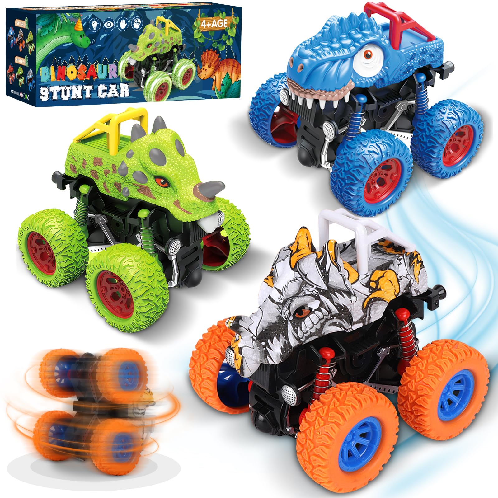 Monster Jam, ThunderROARus Monster Truck, veicolo pressofuso, scala 1:64, giocattoli per bambini dai 3 anni in su - Giochi e Prodotti per l'Età Evolutiva
