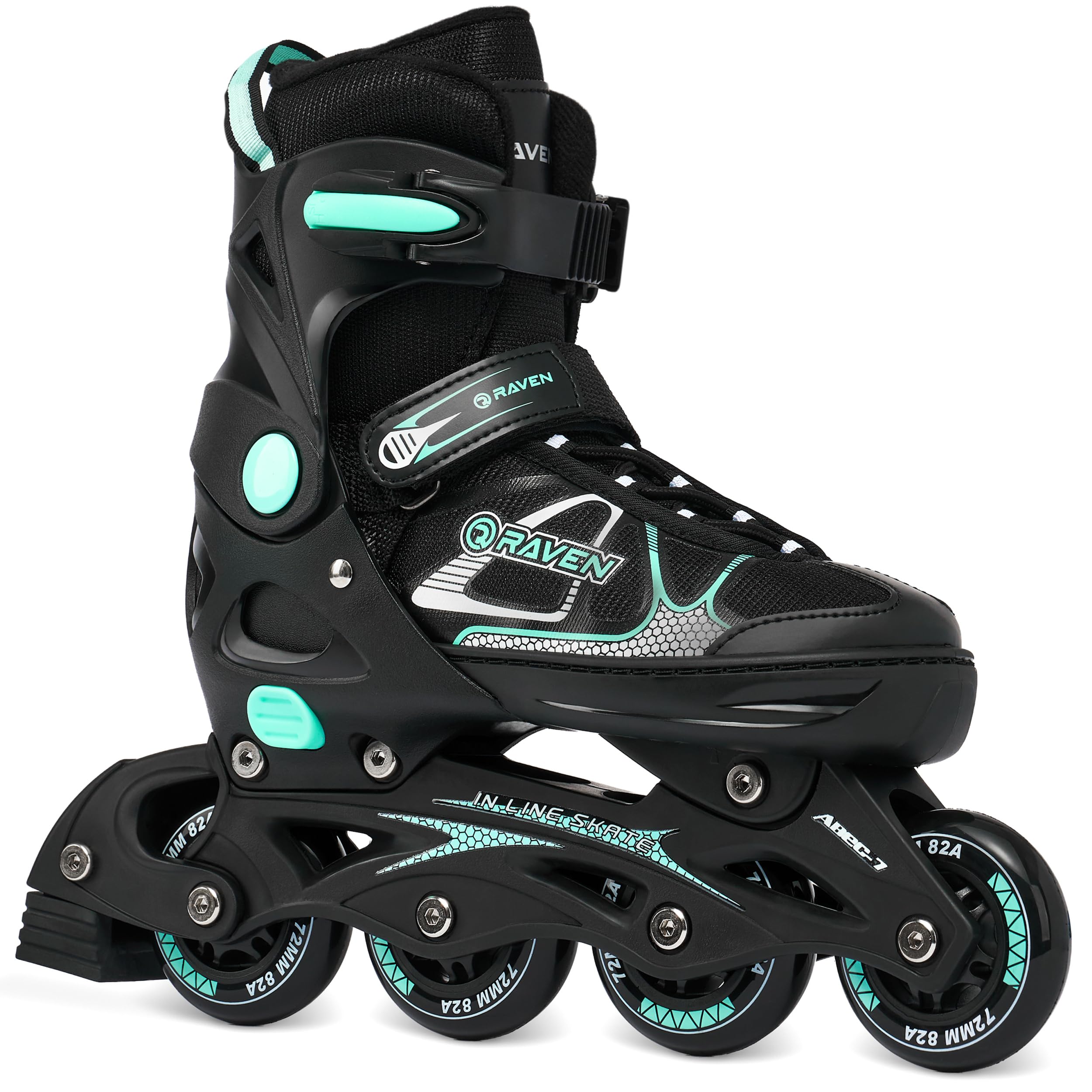 RAVEN Spirit - Roller en Ligne - Patin à Roulette - Triskate - Taille Ajustable - Adulte, Enfant