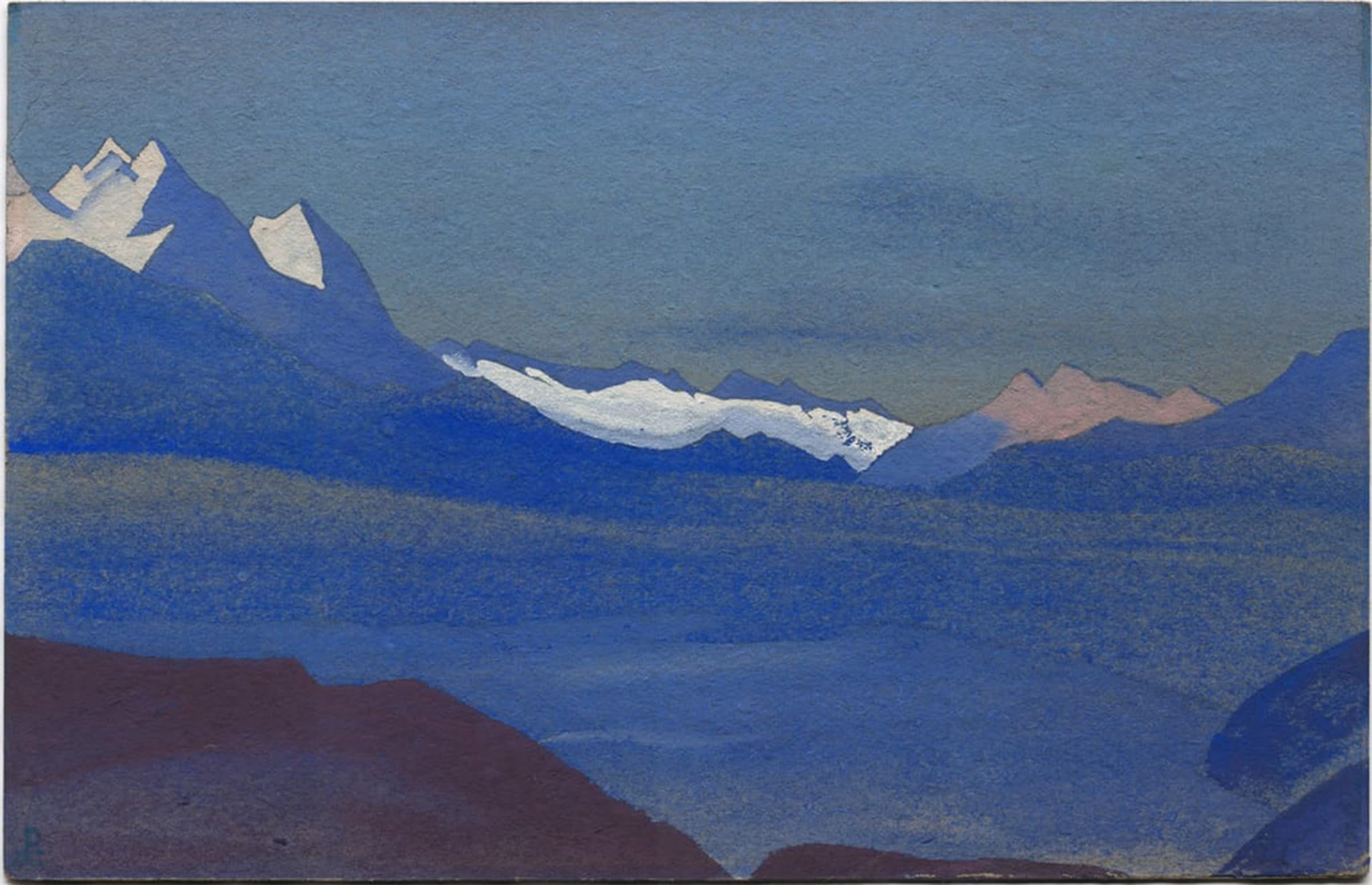 ARTXLXXBN Famous Print Painting Colorful Art Print Kashmir by Nicholas Roerich Canvas Art Decorations for Home Decor 60x90cm