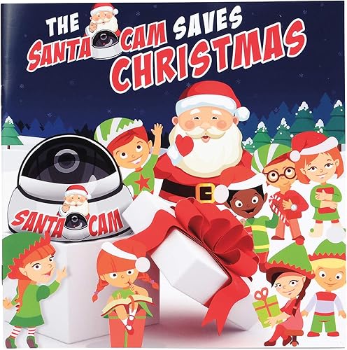 Miniatura 3 de Department 56 Santa Cam Red Blinking - Juego de cámara y libro simulados, 3.54 pulgadas, multicolor