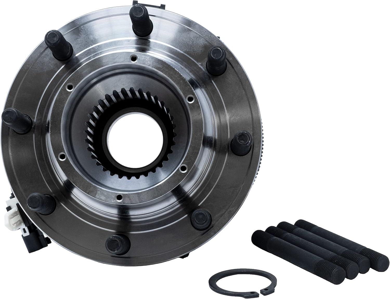 Front Wheel Bearing and Hub Assembly with ABS Replacement for 515130 - Compatible with 2011-2016 Ford F-250 and F-350 Super Duty (4WD 4x4) - Premium Aftermarket Quality